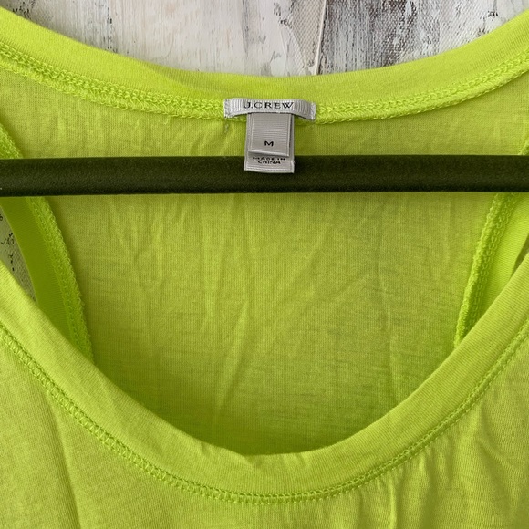 J.Crew Women’s Neon Green Tank Top - Picture 2 of 4
